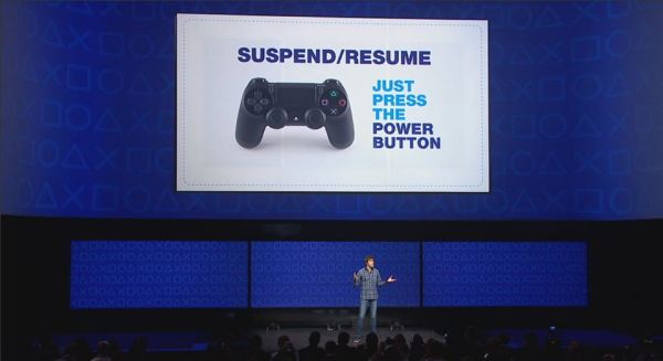 PS4 suspend resume